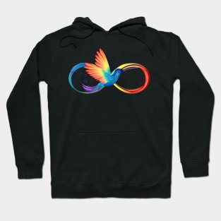 Rainbow Hummingbird with Infinity Hoodie
